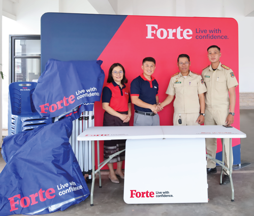 Forte Laos Supports Road Safety!